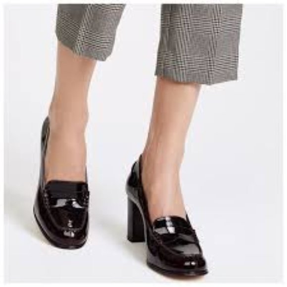 block heel loafers